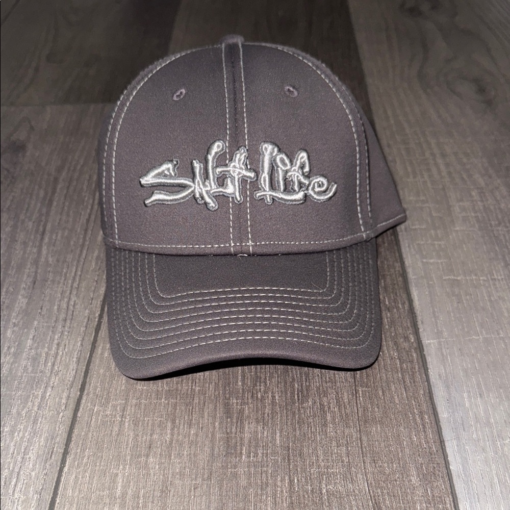 Salt Life Embroidered Dark and Light Gray hat